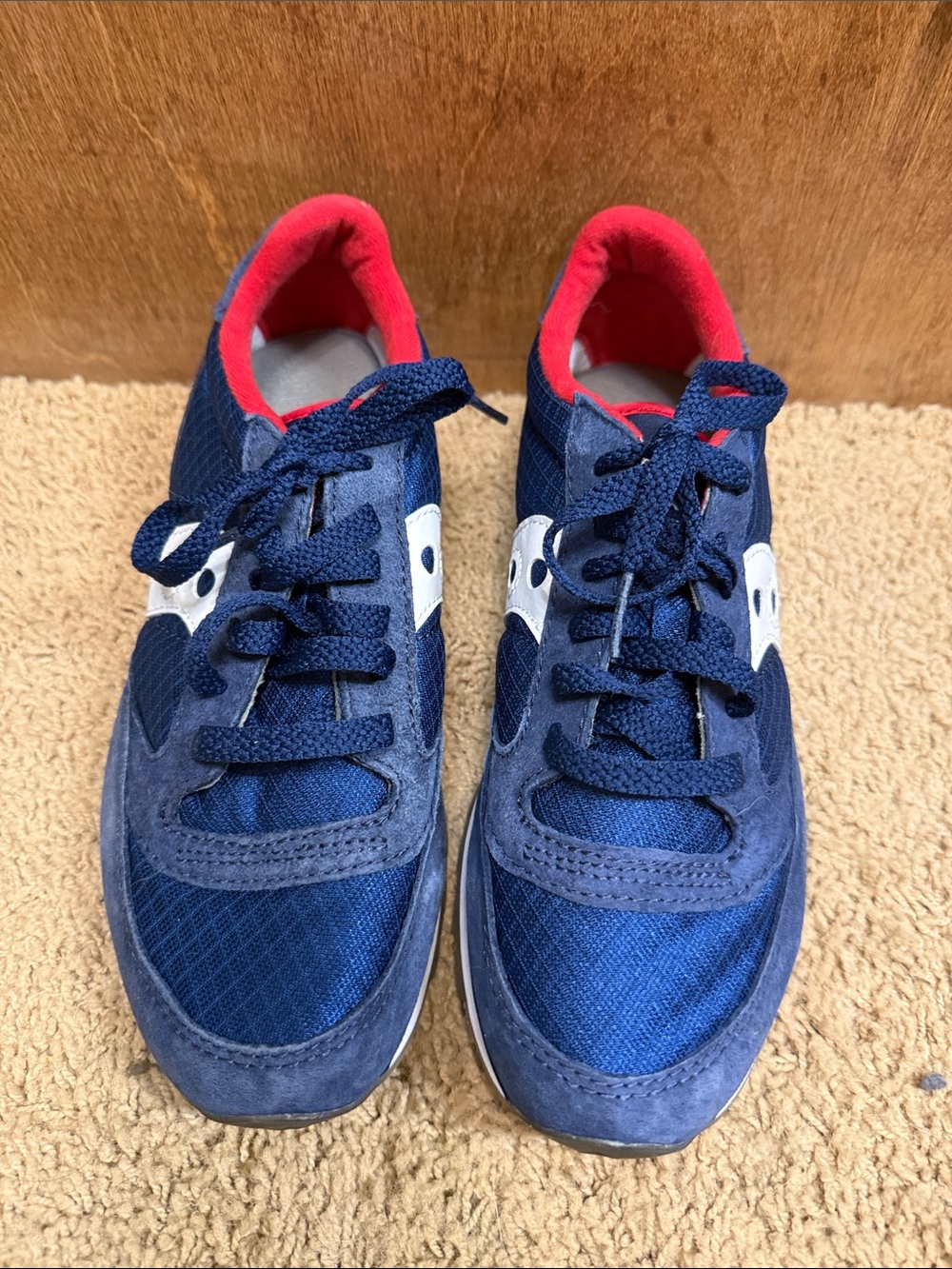 Saucony Navy and Pink Men's Athletic Sneakers